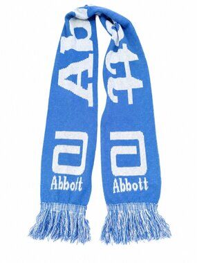 Abbott Size ONE SIZE World Marathon Majors Knit Scarf‎ with Fringe